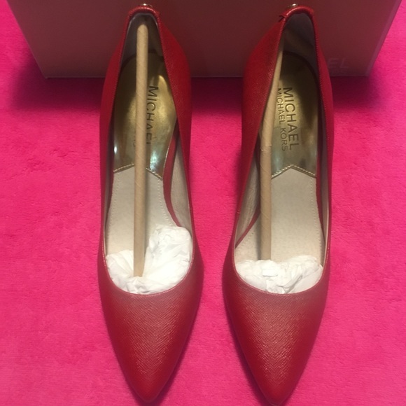 Michale kors Red leather heels - Picture 2 of 7